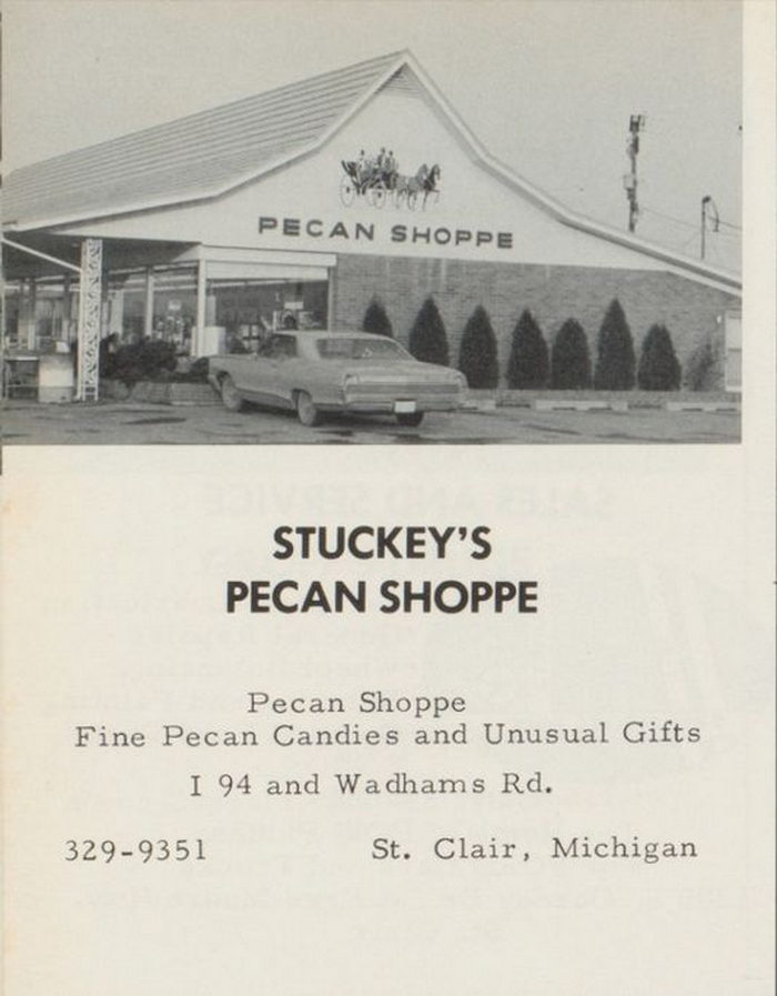Stuckeys - 1973 St Clair High School Yearbook Ad